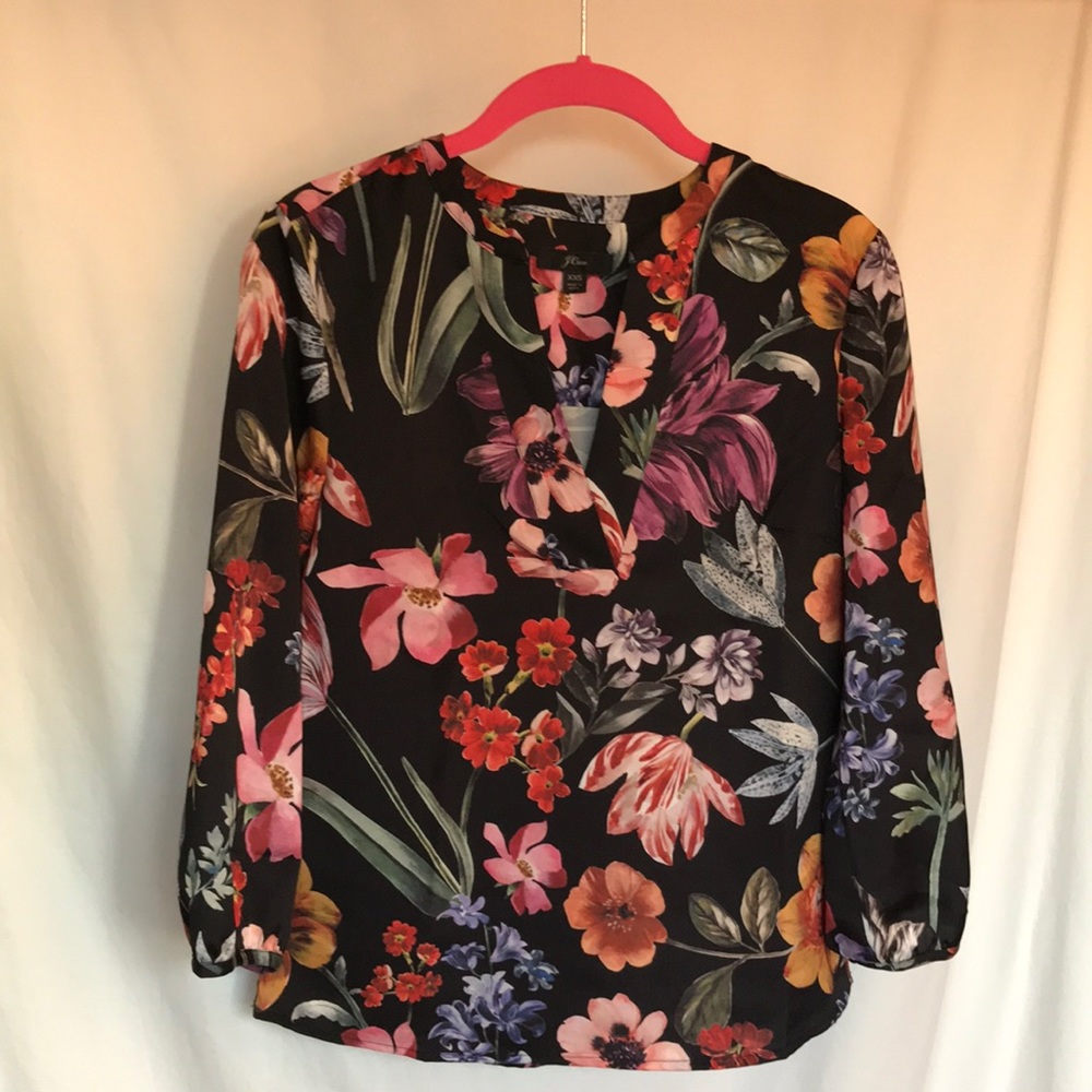 J Crew Floral Silk Blouse (BUY 3 GET 1 FREE!)*